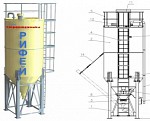 Силосы цемента сварные СЦв Шымкенте от завода производителя Стройтехника